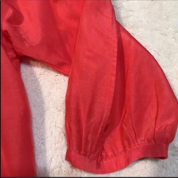 DVF Coral Paeden Tassle Blouse Size 4 - Picture 3 of 9